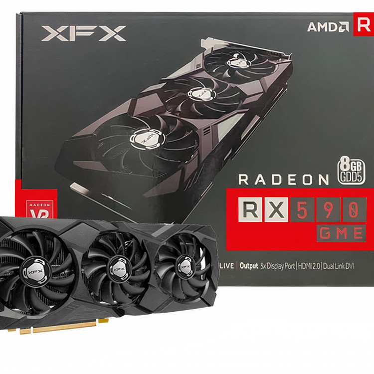 کارت گرافیک ایکس اف ایکس مدل RX 590 GME حافظه 8 گیگابایت