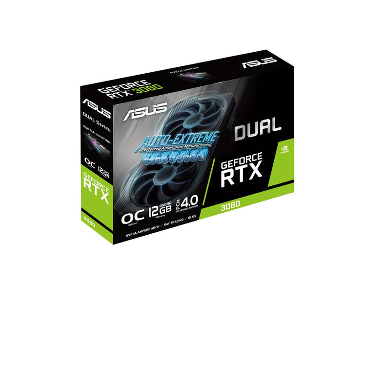 کارت گرافیک ایسوس مدل Dual RTX 3060 OC Gaming حافظه 12 گیگابایت