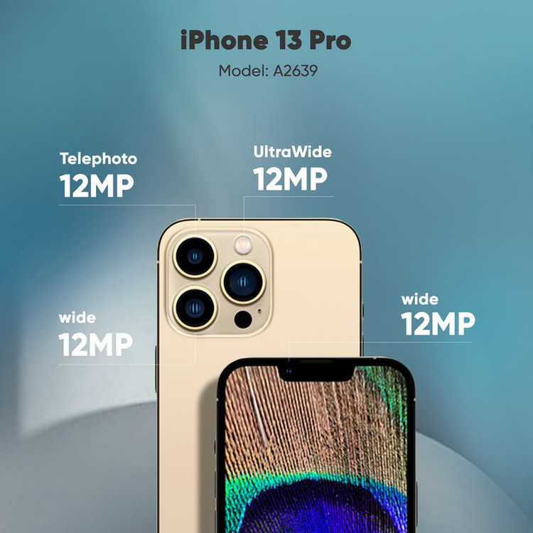 گوشی موبایل اپل مدل iPhone 13 Pro A2639 دو سیم کارت ظرفیت 256 گیگابایت و 6 گیگابایت رم - نات اکتیو