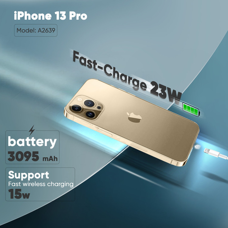 گوشی موبایل اپل مدل iPhone 13 Pro A2639 دو سیم کارت ظرفیت 256 گیگابایت و 6 گیگابایت رم - نات اکتیو
