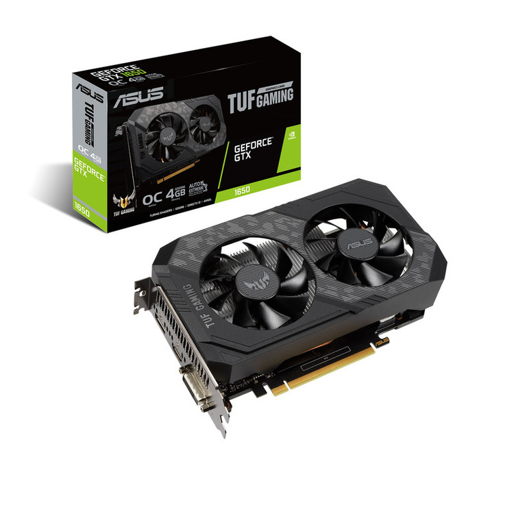 کارت گرافیک ایسوس مدل TUF Gaming GTX1650 OC حافظه 4 گیگابایت